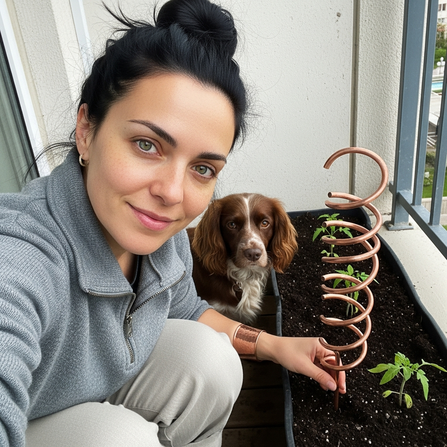 Copper Soil Spikes in Organic Gardening: Nature's Fungicide for Healthier Plants