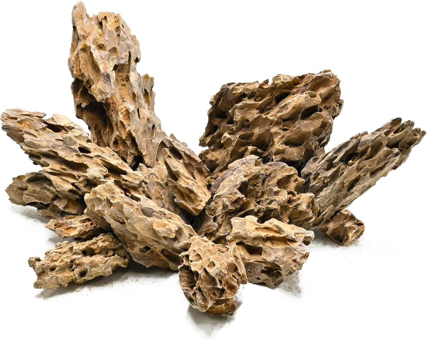Dragon Stone Aquarium and Terrarium Rocks, 5 lb