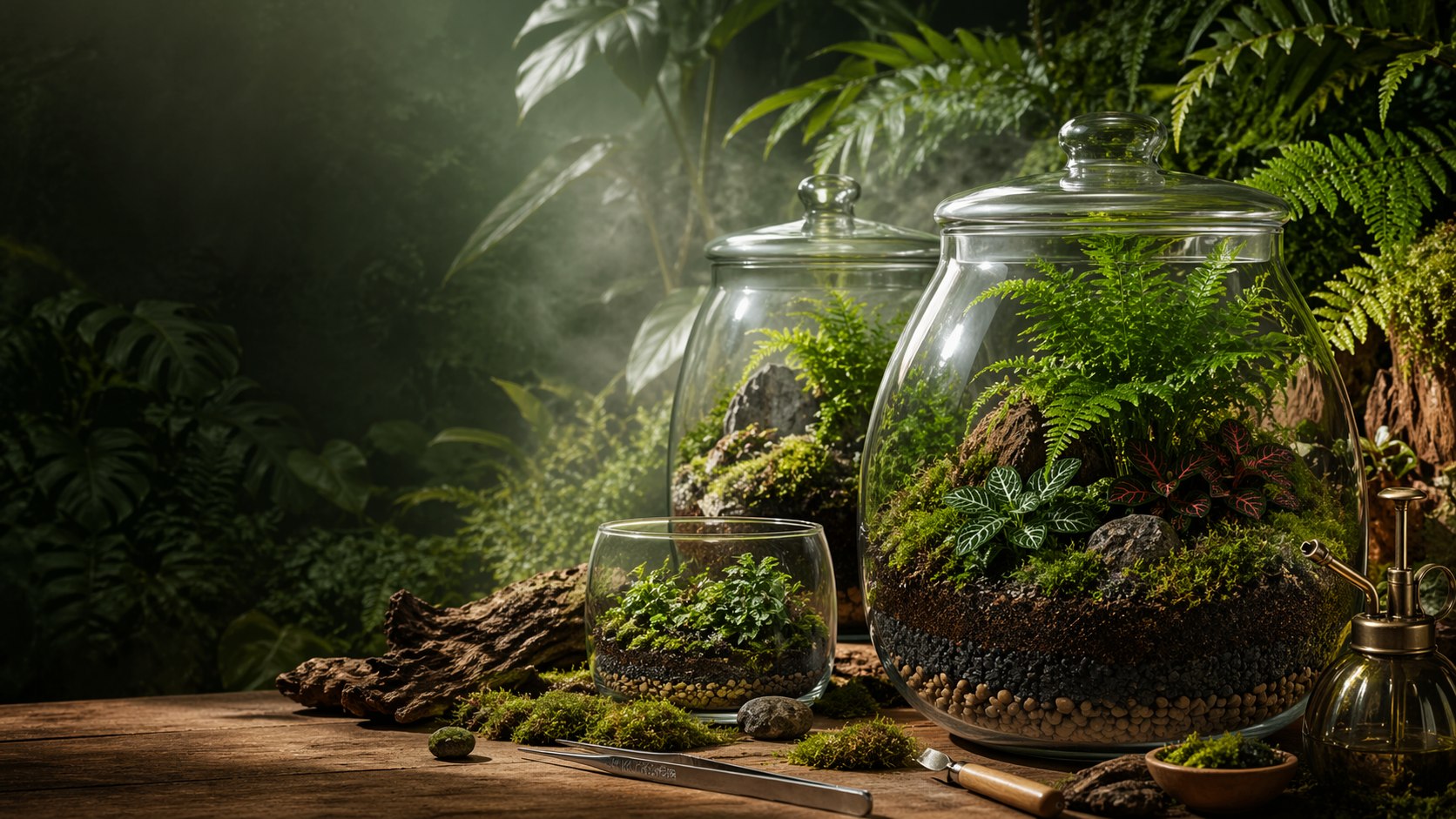 Aether and Earth moss habitat